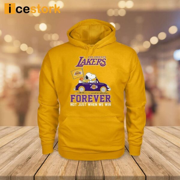 LA Lakers Forever Not Just When We Win Shirt