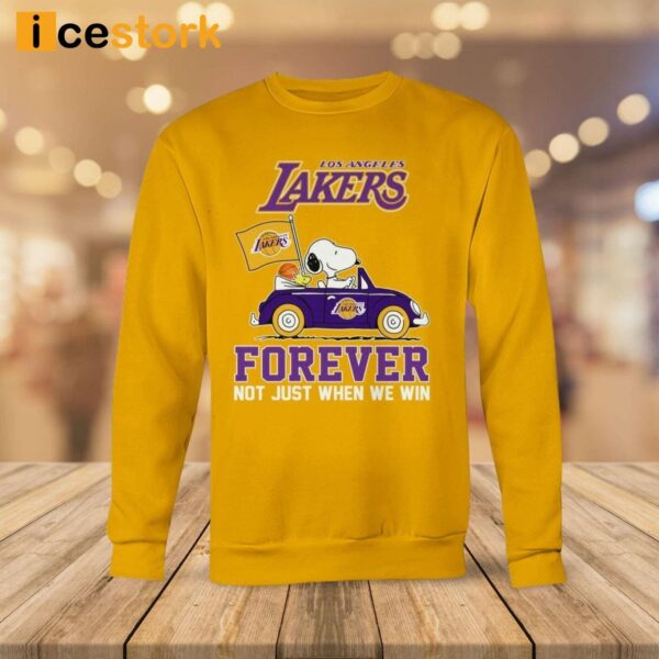 LA Lakers Forever Not Just When We Win Shirt