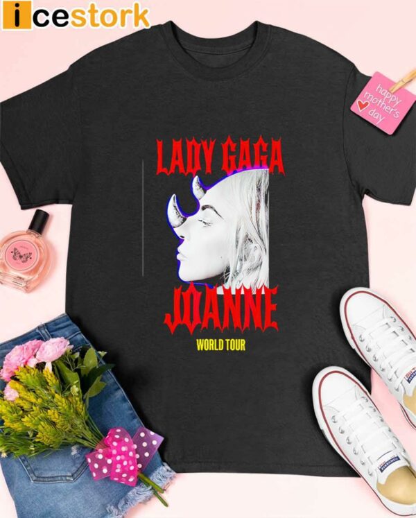 Lady Gaga Joanne Horns World Tour Shirt