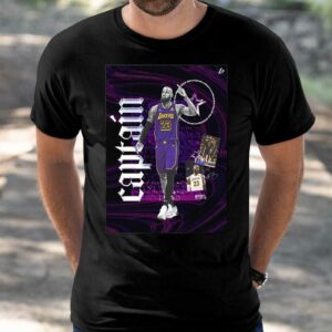 Lakers 20x Allstar And 2024 All Star Captain Lebron James Shirt