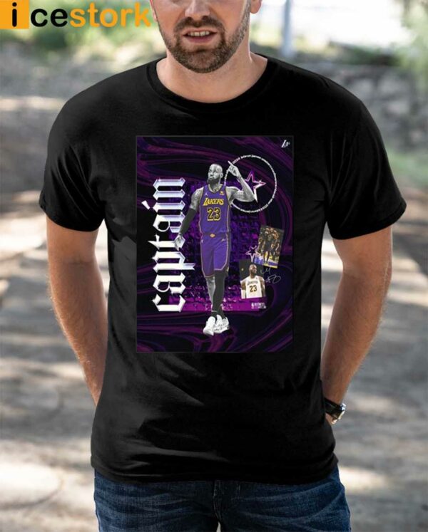 Lakers 20x Allstar And 2024 All Star Captain Lebron James Shirt