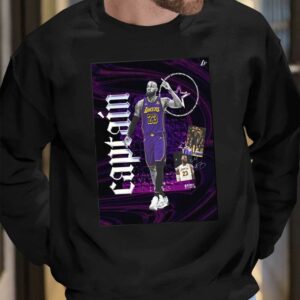 Lakers 20x Allstar And 2024 All Star Captain Lebron James Shirt