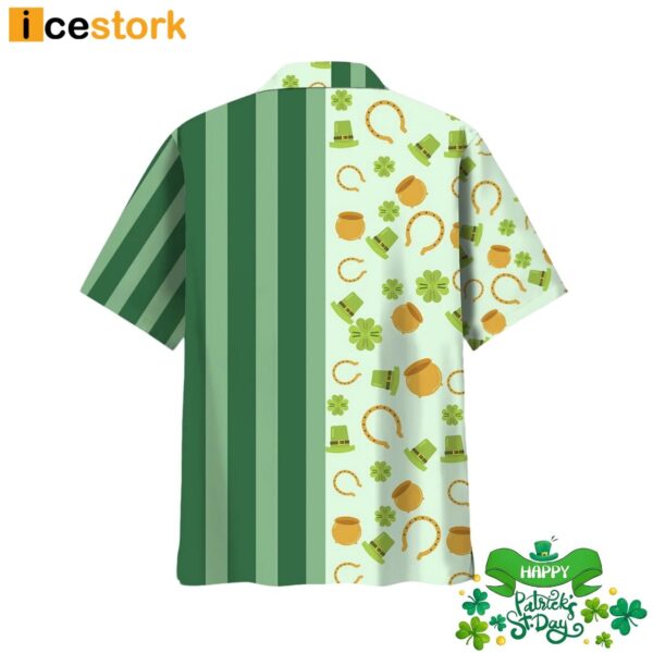 Lucky Green Irish St Patrick Day Hawaiian Shirt