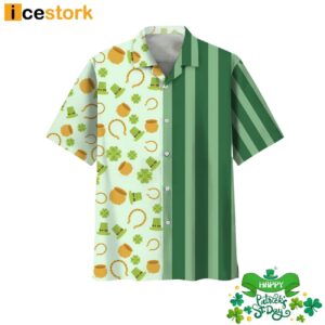 Lucky Green Irish St Patrick Day Hawaiian Shirt