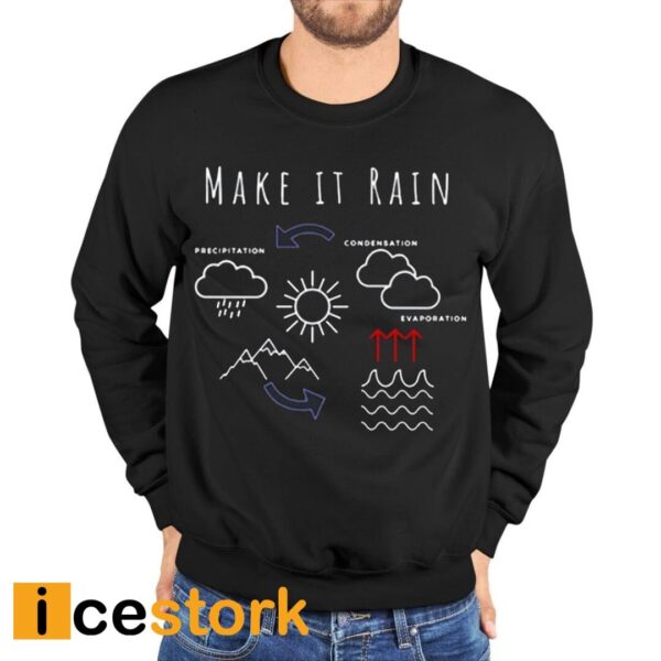 Make It Rain Precipitation Evaporation Condensation Shirt