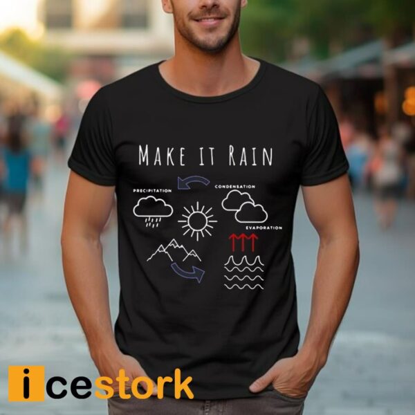 Make It Rain Precipitation Evaporation Condensation Shirt