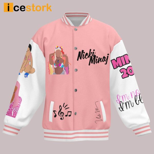 Nicki Minaj No I’m Not Lucky I’m Blessed Yes Baseball Jacket