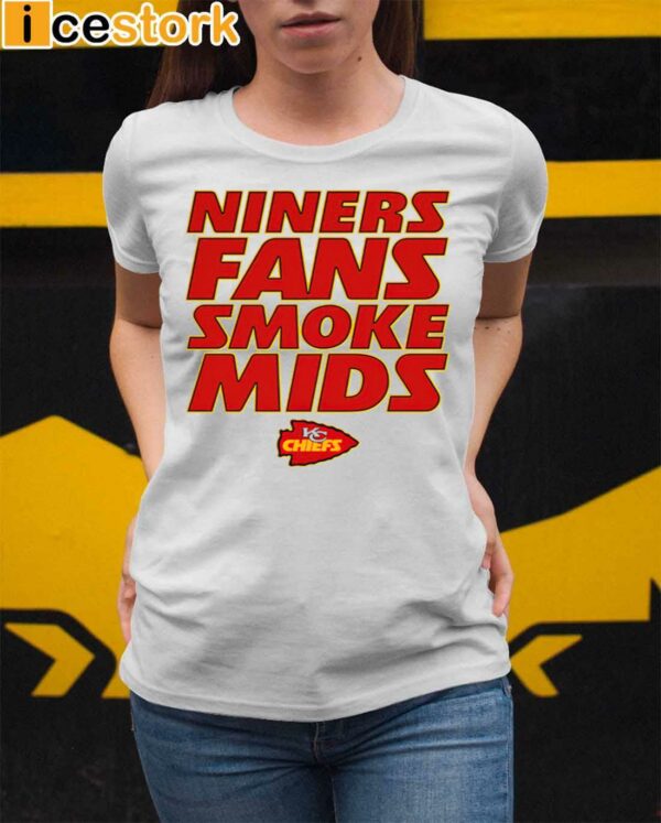 49ers Niners Fans Smoke Mids Shirt