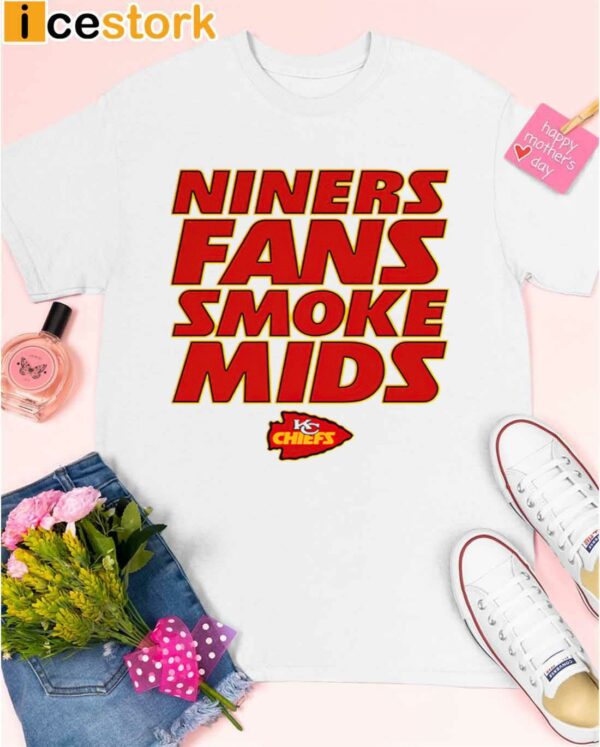 49ers Niners Fans Smoke Mids Shirt