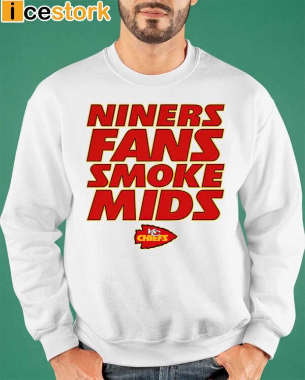 49ers Niners Fans Smoke Mids Shirt