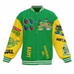 Ninja Turtles Who Needs Luck We Are Ninjas Happy St Patricks Day Baseball Jacket