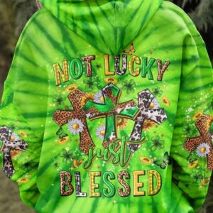 Not Lucky Just Blessed St Patrick's Day Women's All Over Print Shirt