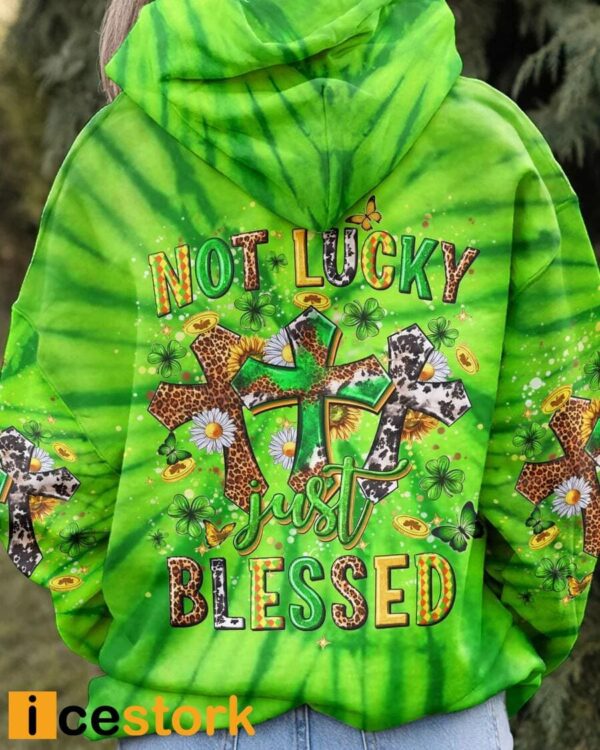 Not Lucky Just Blessed St Patrick’s Day Women’s All Over Print Shirt