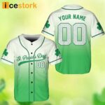 Personalized St Patrick’s Day Baseball Jersey