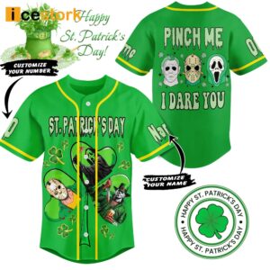 Pinch Me I Dare You St Patrick's Day Baseball Jersey