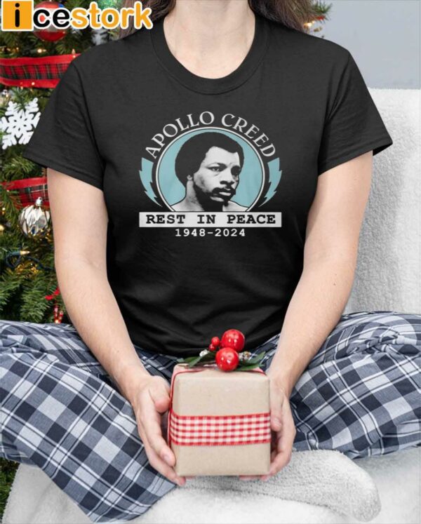 Rip Apollo Creed Rest In Peace Carl Weathers 1948 2024 Shirt