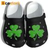 Shamrock Clover Lucky Flower Irish Patricks Day Crocs