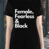 Sheryl Swoopes Female Fearless Black Shirt