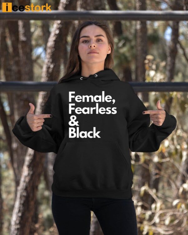 Sheryl Swoopes Female Fearless Black Shirt