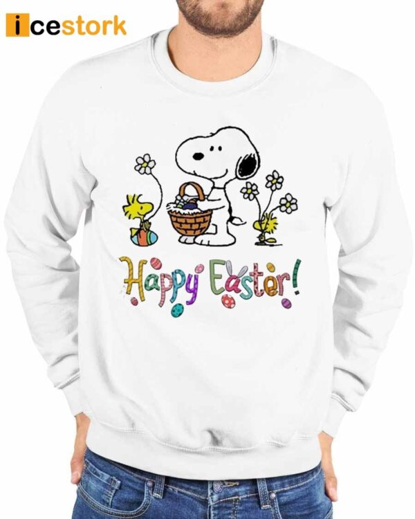 Snoopy Happy Easter Fan Shirt