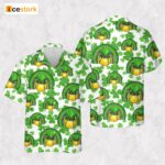 Softball Shamrock St Patrick’s Day Hawaiian Shirt