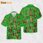 St Patrick’s Day Baby Highland Cow Hawaiian Shirt