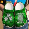 St Patricks Day Shamrock Leaf Shenanigans Its In My Dna Irish Crocband Crocs