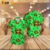 St Patricks Shamrock Gold Leopard Rainbow Cool Hawaiian Shirt