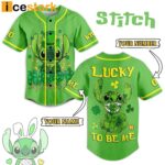 Stitch Lucky To Be Me Baseball Jersey