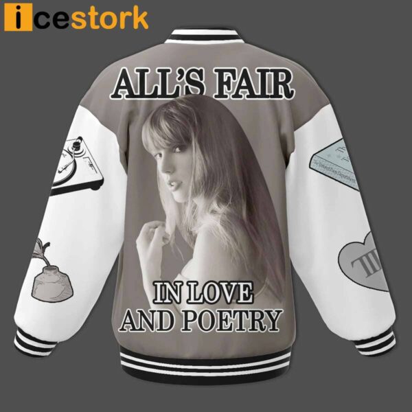 Taylor All’s Fair In Love And Poetry Baseball Jacket