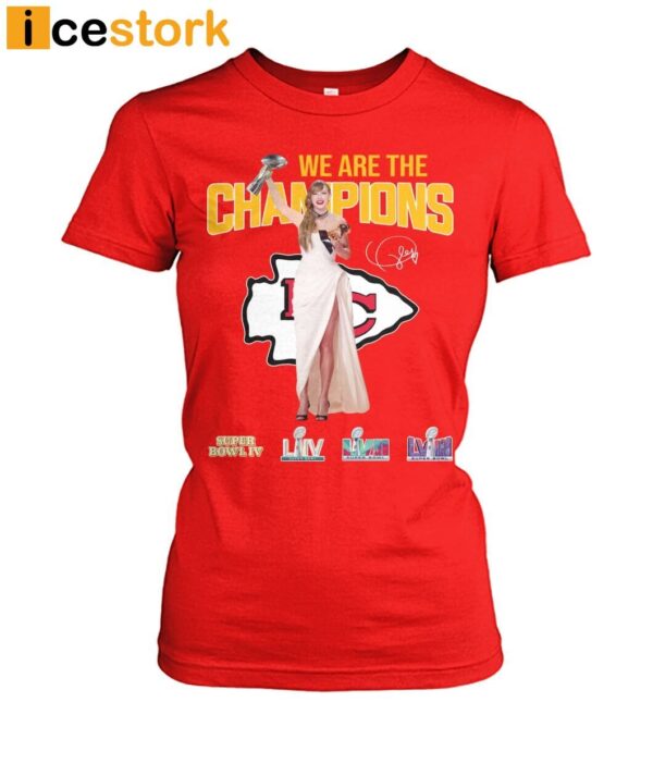 Taylor We Are The Champions Shirt