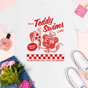 Teddy Swims Swimmy Pizza Shirt