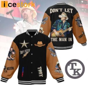 Toby Keith Don't Let The Man In Baseball Jacket