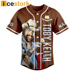 Toby Keith I Should've Been A Cowboy Custom Baseball Jersey