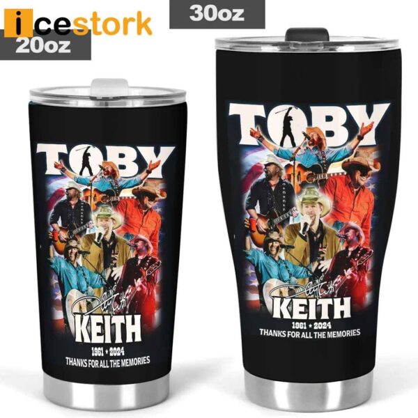 Toby Keith Rest In Peace Cowboy Tumbler