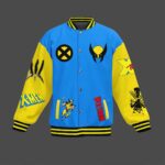 Wolverine Man Made Me A Weapon Baseball Jacket