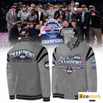 2024 Big East Tournament Champions Uconn Men’s Basketball Baseball Jacket