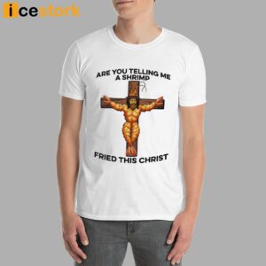 Are You Telling Me A Shrimp Fried This Christ Shirt