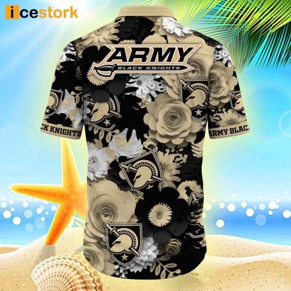 Army Black Knights NCAA3 Flower Hawaiian Shirt