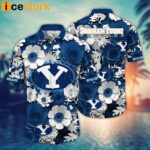 BYU Cougars NCAA3 Flower Hawaiian Shirt