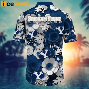 BYU Cougars NCAA3 Flower Hawaiian Shirt