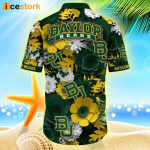 Baylor Bears NCAA2 Flower Hawaiian Shirt