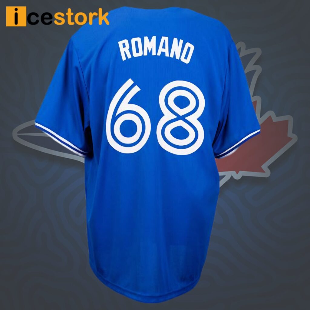 Blue Jays Jordan Romano Blue Replica Jersey Giveaway 2024 Icestork