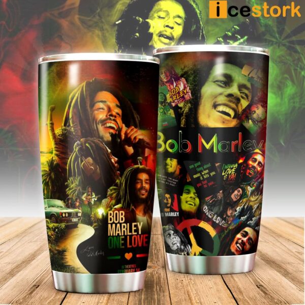 Bob Marley One Love Tumbler
