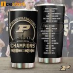 Boilermakers Men’s Basketball Outright Big Ten Champions 2024 Tumbler