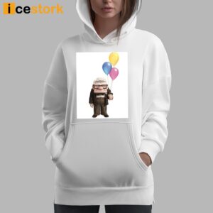 Carl Fredricksen Holding Balloons Shirt