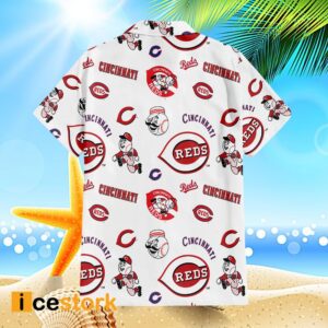 Cincinnati Heritage Emblem Hawaiian Shirt