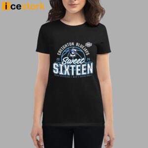 Creighton Bluejays Blue 2024 Sweet 16 Shirt