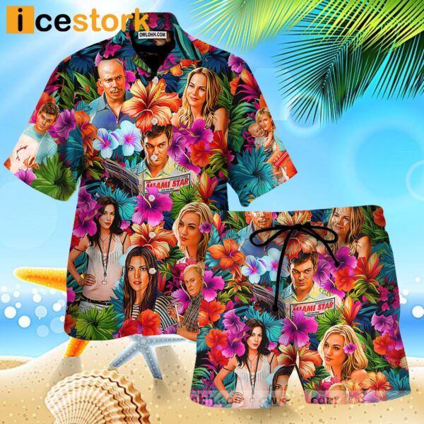 Dexter Synthwave Tropical Summer Special Hawaiian Shirt