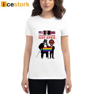 Donald Trump Obama Blows Gay Apes Shirt